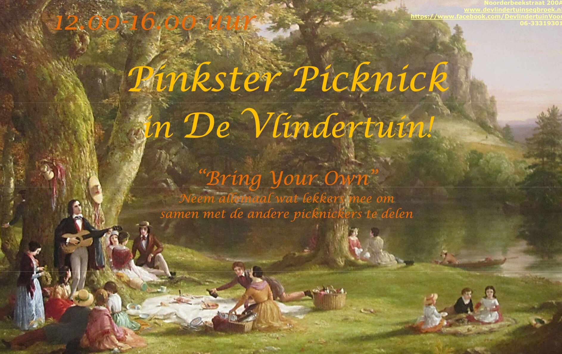 Pinkster Picknick in de Vlindertuin